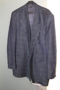 blaues Sonntags-Jackett